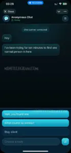 Anonymous Chat Thriller 1