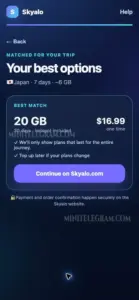 Skyalo — Travel eSIM 1