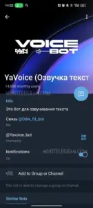 YaVoice (Озвучка текста) 4
