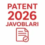 PatentTestJavoblari