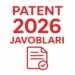 PatentTestJavoblari